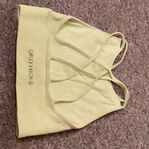 Gillyhicks strappy ribbed athletic top